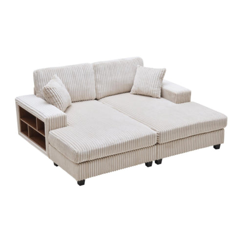 Convertible Sectional Sofa, Sleeper Oversized Living Room Lounge Home Essentials