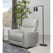 Dove Upholstered Power Recliner Chair With Smooth Power Recline And USB Charging - Gray Furniture Max