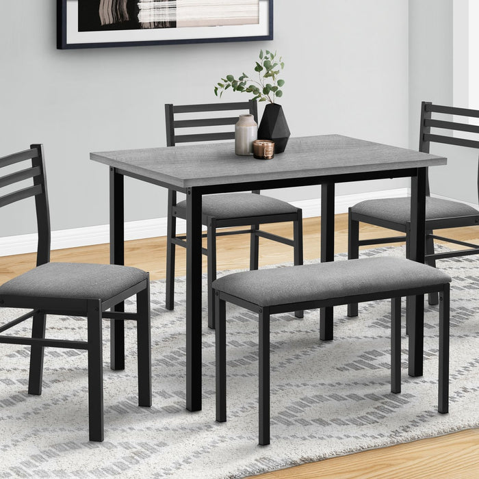 Dining Set, 5 Pieces Set, Rectangular, Small, Contemporary & Modern 8th Street