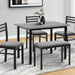 Dining Set, 5 Pieces Set, Rectangular, Small, Contemporary & Modern 8th Street