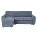 Nuriel - Reversible Sectional Sofa With Sleeper & Storage ACME