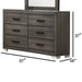 1 Piece Dresser Bar Handle Bedroom Furniture - Gray Home Essentials
