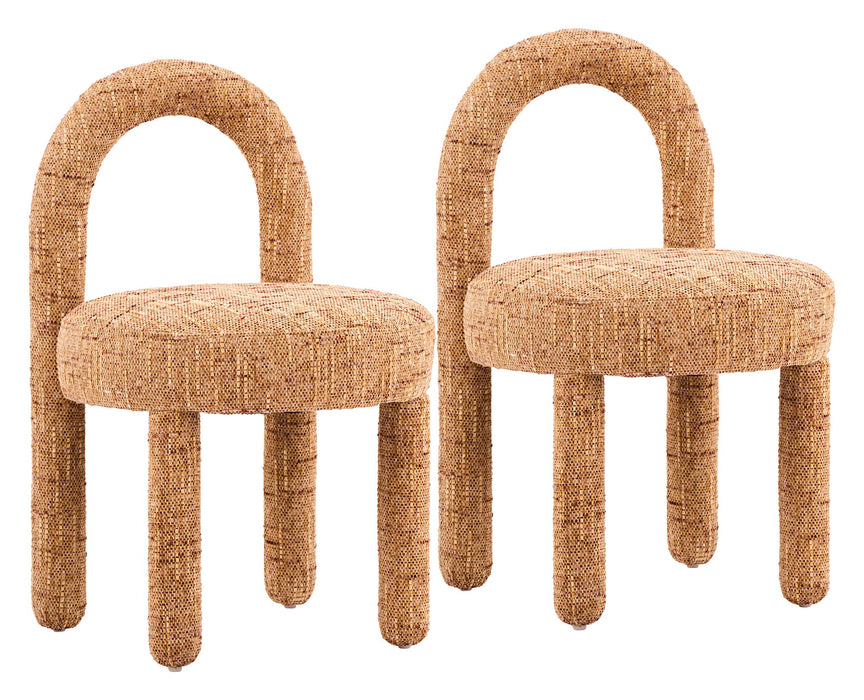 Curco - Dining Chair (Set of 2) - Brown Zuo Modern
