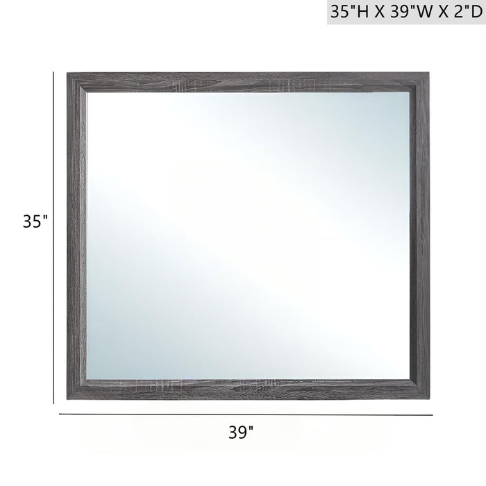 Glasgow - Mirror With Minimalist Design And Low Distortion Glass