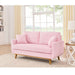 Upholstered Loveseat With Arms And Pillows Home Essentials