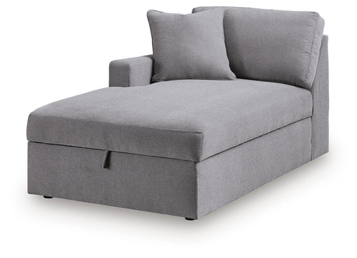 Modmax - LAF Corner Chaise With Storage - Granite Signature Design by Ashley®