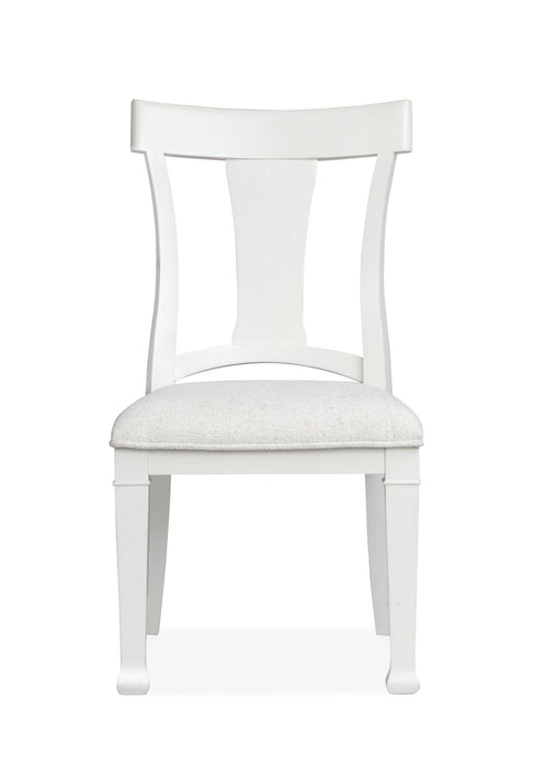 Kingston - Upholstered Side Chair (Set of 2) - Whisper White And Cerused Nutmeg Magnussen Furniture