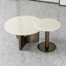 Nesting Coffee Table Set - Antique Bronze / Beige Home Essentials