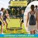 Outdoor Roundnet Game Set With 2 Balls, Sturdy Net And Carry Bag Daily Nest