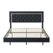Platform Bed Frame With Adjustable Upholstered Headboard, RGB LED Lights, No Box Spring Needed Home Essentials