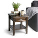 Burlington - End Table - Mahogany Brown Simpli-Home