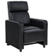 Push Back Recliner - Black Furniture Max