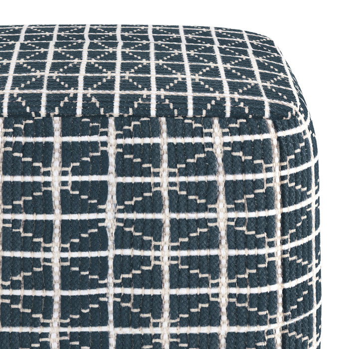 Noreen - Upholstered Square Pouf Simpli-Home
