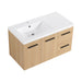 Wall Mounted Floating Bathroom Vanity With Sink, Door & Drawers Modular Cabinet Home Essentials