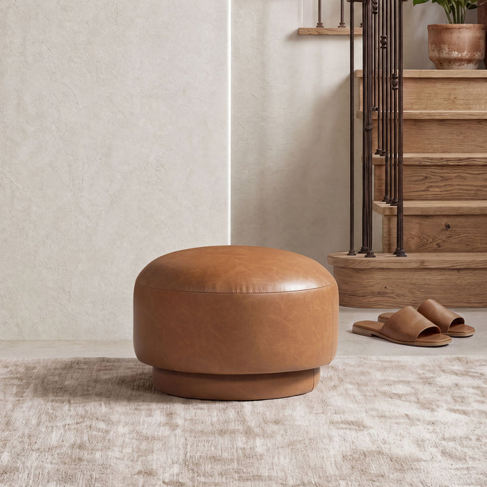 Fuji - Mushroom Footstool Ottoman With Compact Design Jennifer Taylor Home