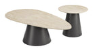 Reyes - Coffee Table Set - Natural / Black Zuo Modern