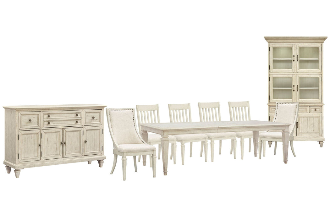 Newport - 9 Piece Extendable Rectangular Dining Table Set Magnussen Furniture