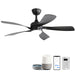 45" Ceiling Fan With DC Motor Smart App Control Quiet Reversible Operation Dimmable Lighting And Timer Daily Nest
