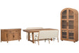 Woodward - Trestle Extendable Dining Table Set Magnussen Furniture