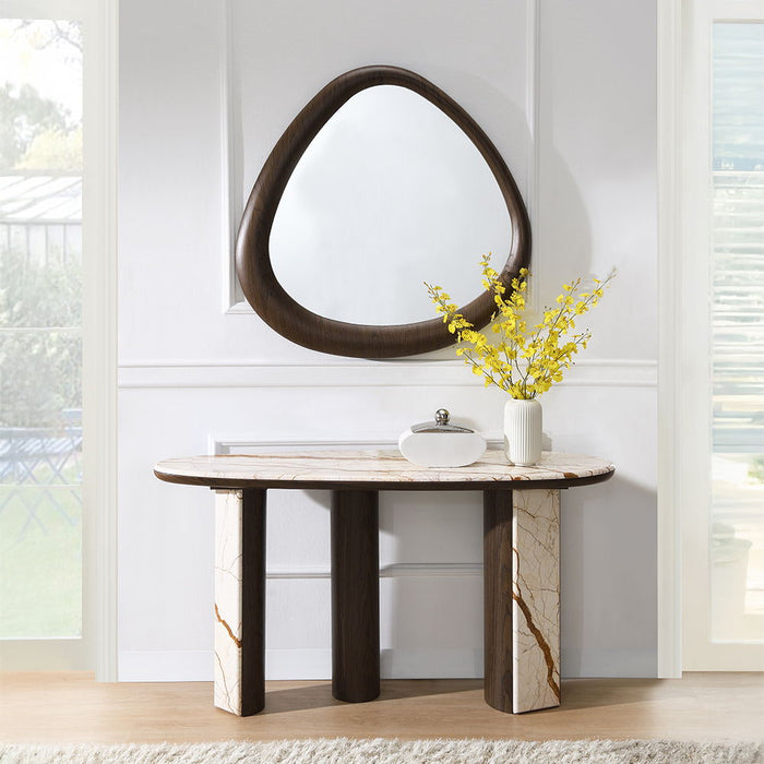 Haidar - Accent Mirror - Brown ACME