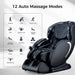 Bosscare - 3D Zero Gravity Massage Chair, Full Body Shiatsu Recliner With App Daily Nest