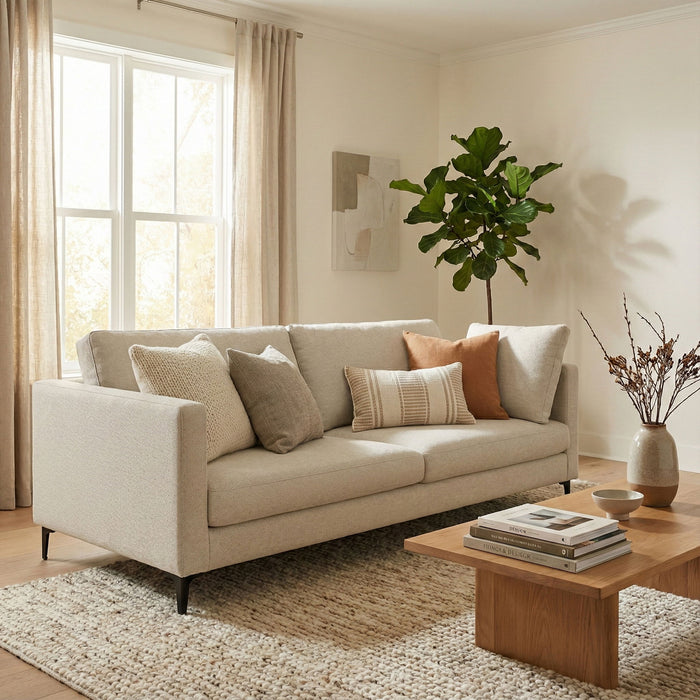 Ava - Mid Century Sofa, Upholstered Simpli-Home