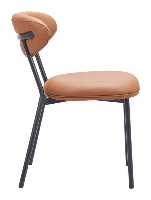 Rorun - Dining Chair (Set of 4) - Brown Zuo Modern