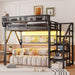 Loft Bed With Stairs And Storage Home Essentials