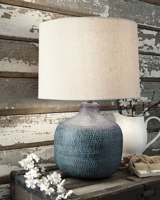 Malthace - Metal Table Lamp  - Patina Signature Design by Ashley®