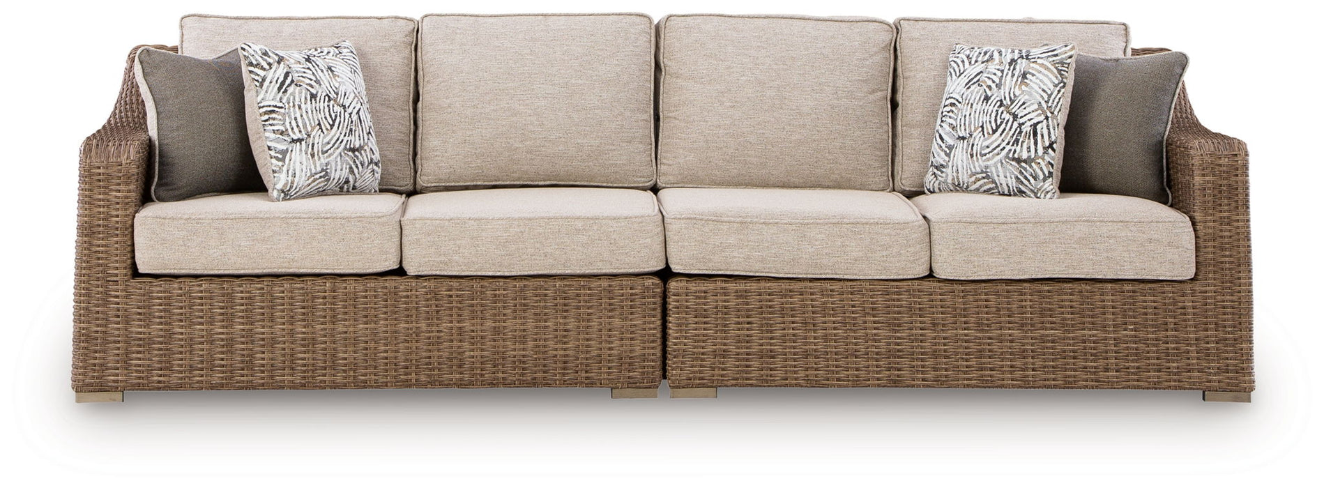 Laguna Heights - RAF/LAF Loveseat With Cushion (Set of 2) - Beige