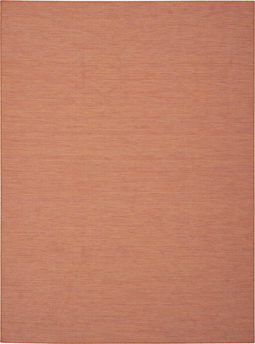 8' X 10' Power Loom Area Rug - Rust