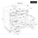 Modern Bathroom Vanity With Sink Top, 4 Drawers And 1 Soft-Close Door Hearth and Haven