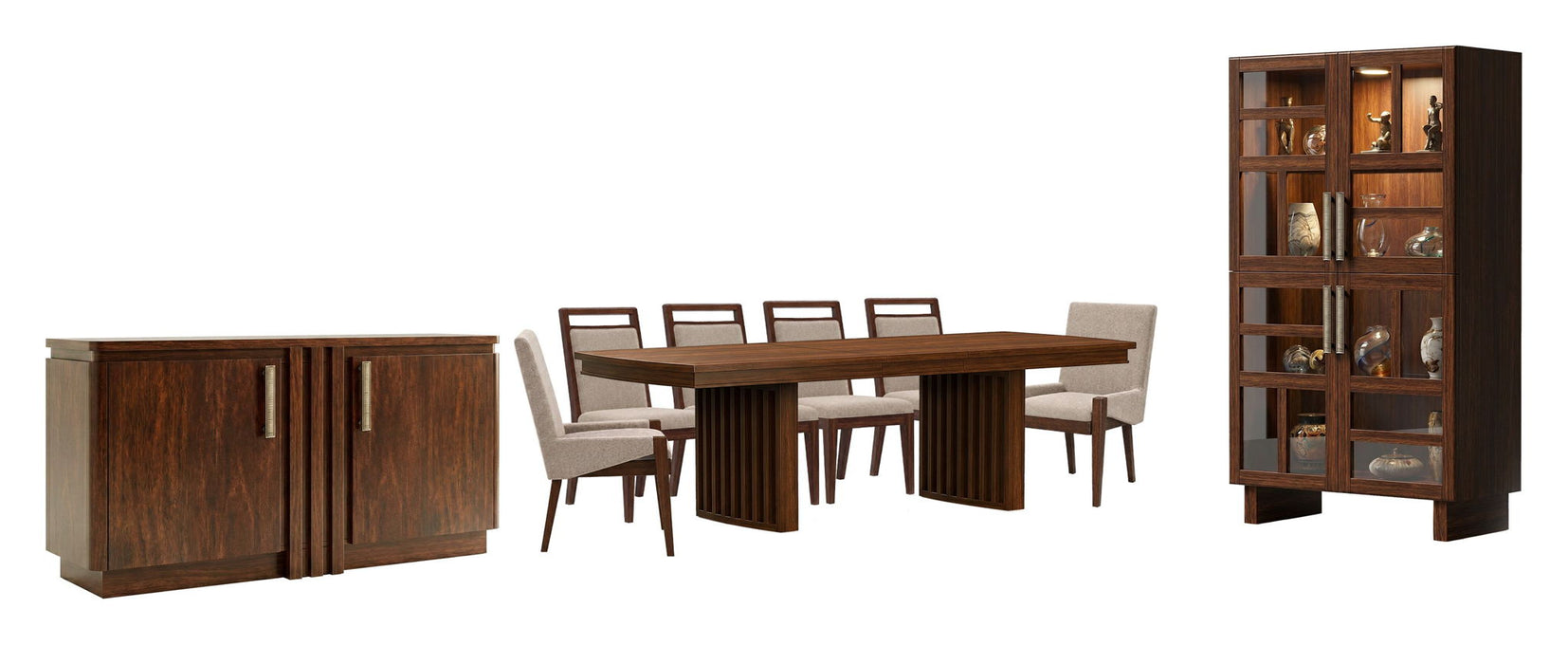 Reena - Extendable Trestle Dining Table Set Magnussen Furniture