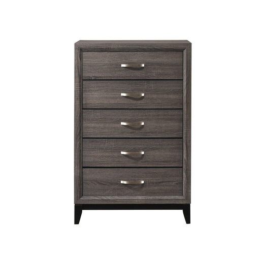 Contemporary 5 Drawer Tall Chest Home Essentials