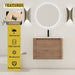 Wall Mounted Bathroom Vanity With Sink & 1 Soft Close Door Home Essentials