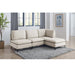 Upholstered Modular Sectional With Tall Legs, Medium Firm Seat Home Essentials