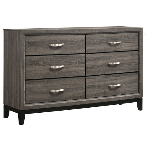 Cabrillo - 6 Drawer Dresser - Gray Furniture Max