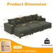 Modern Comfy Upholstered Sofa Cloud Couch & Deep Seat Couches Home Essentials
