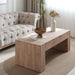 Modern Farmhouse Living Room Block Leg Coffee Table Home Essentials