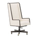 Belmont Place - Swivel Desk Chair - Espresso / Cream Michael Amini