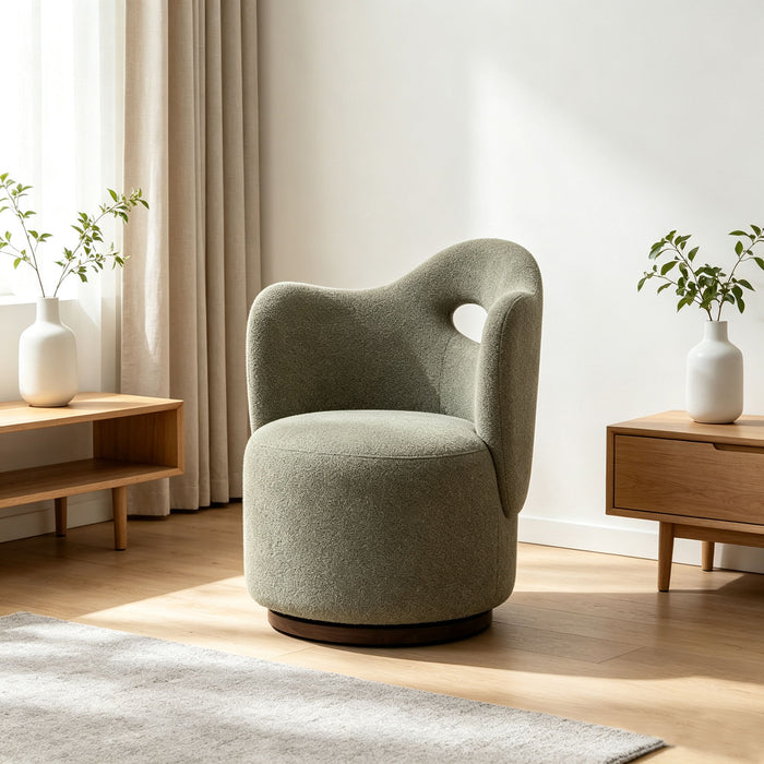 Yves - Swivel Chair - Olive Home Essentials