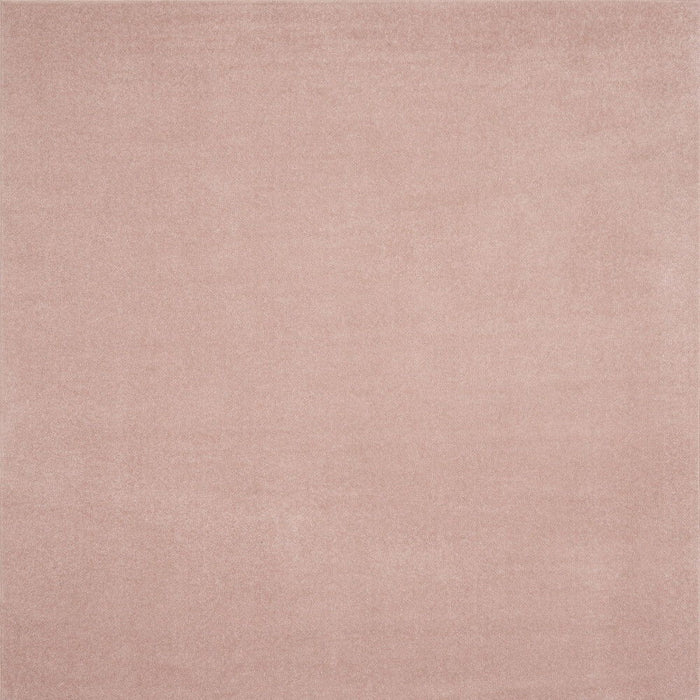 5' X 5' Square Non Skid Indoor / Outdoor Area Rug - Pink