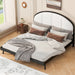 Elegant Modern Upholstered Platform Bed Frame Dreamland