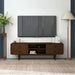 Alexa - TV Stand - Dark Brown / Wood Ashcroft Furniture