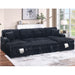 Convertible Sectional Upholstered Sleeper Sofa With Storage Chaise Home Essentials
