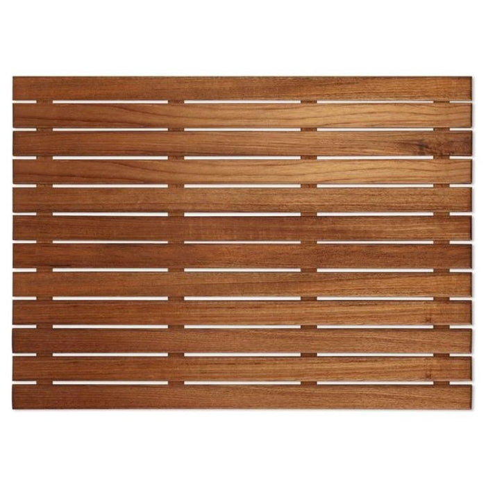 25" Premium Shower Bath Mat - Teak