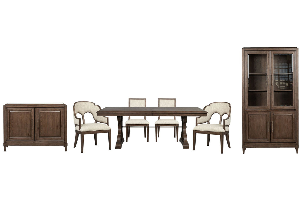 Jubilee - Extendable Trestle Dining Table Set Magnussen Furniture