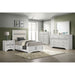 Modern Bedroom Set With Upholstered Headboard And Textured Storage Furniture Max