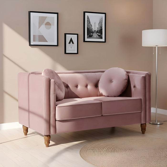 Chesterfield Loveseat 2 Seater Couch For Living Room US Pride
