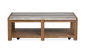 Plum Creek - Rectangular Cocktail Table With Casters Magnussen Furniture